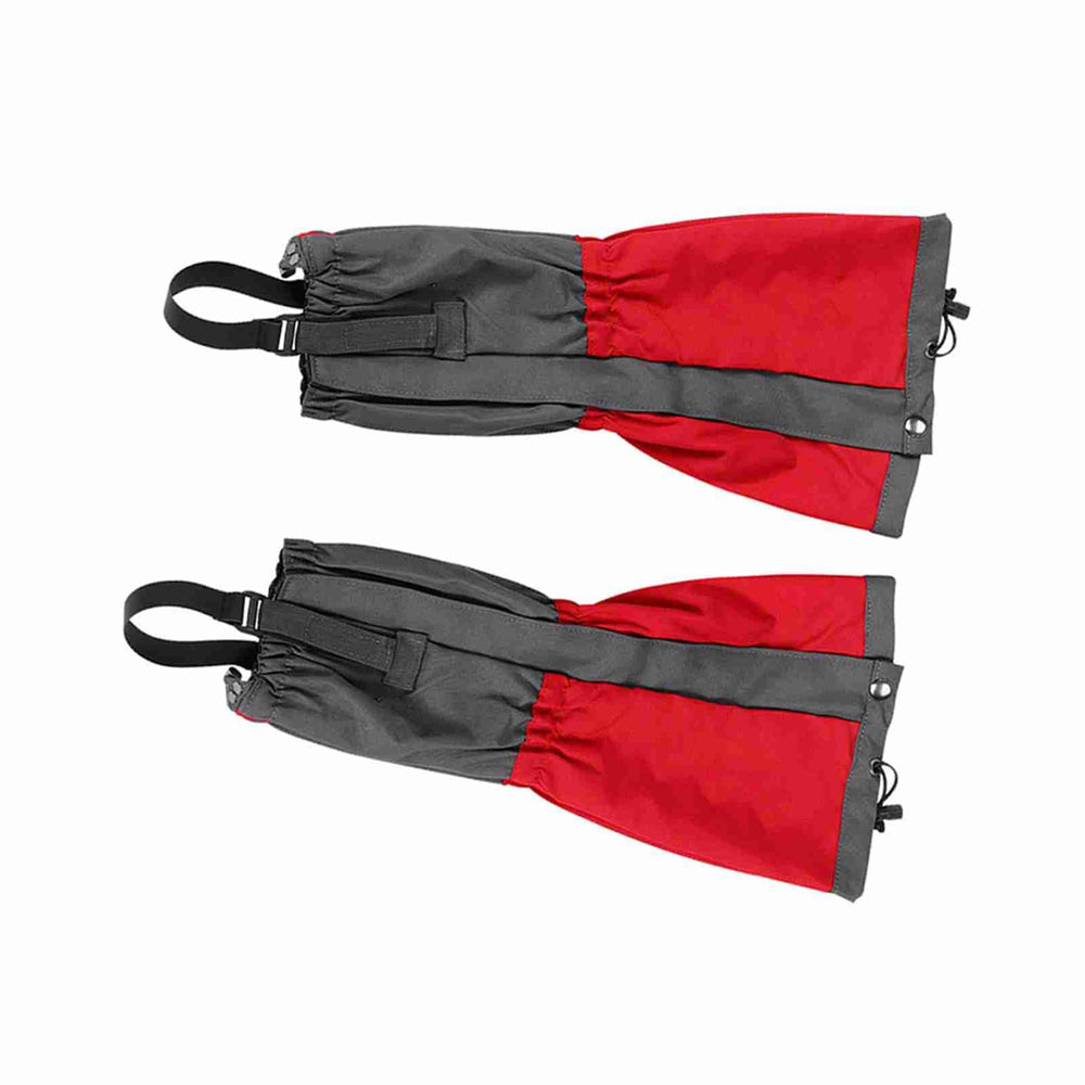 Tomedny red gaiters packaging shown