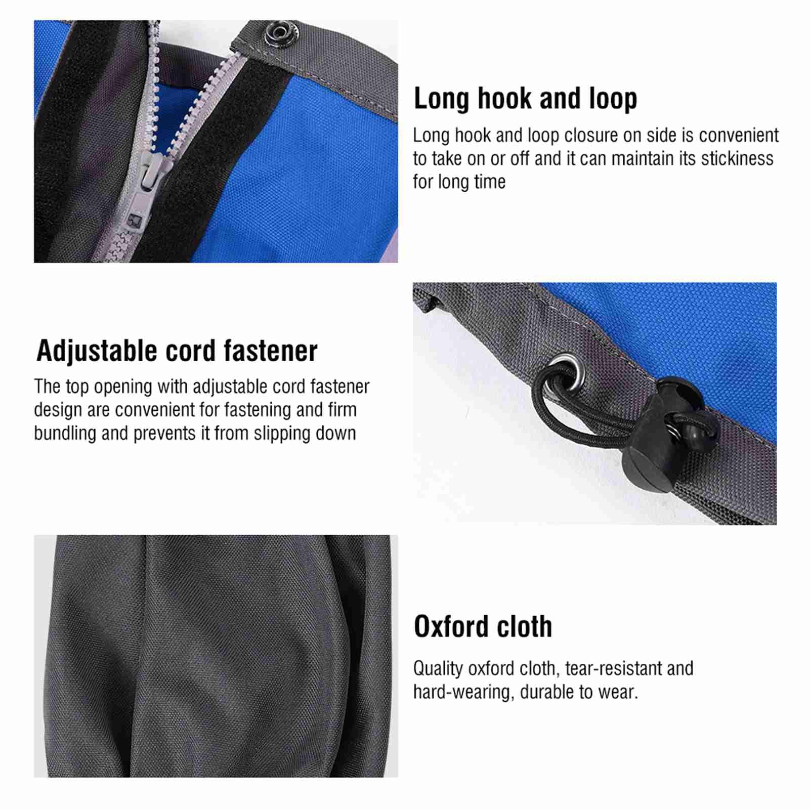 Tomedny rain gaiters protect ankles during wet or slushy hikes.