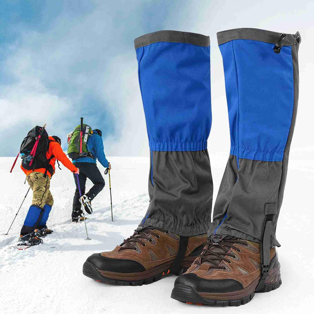 Tomedny snow gaiters with foot strap secure over boots for reliable wear.
