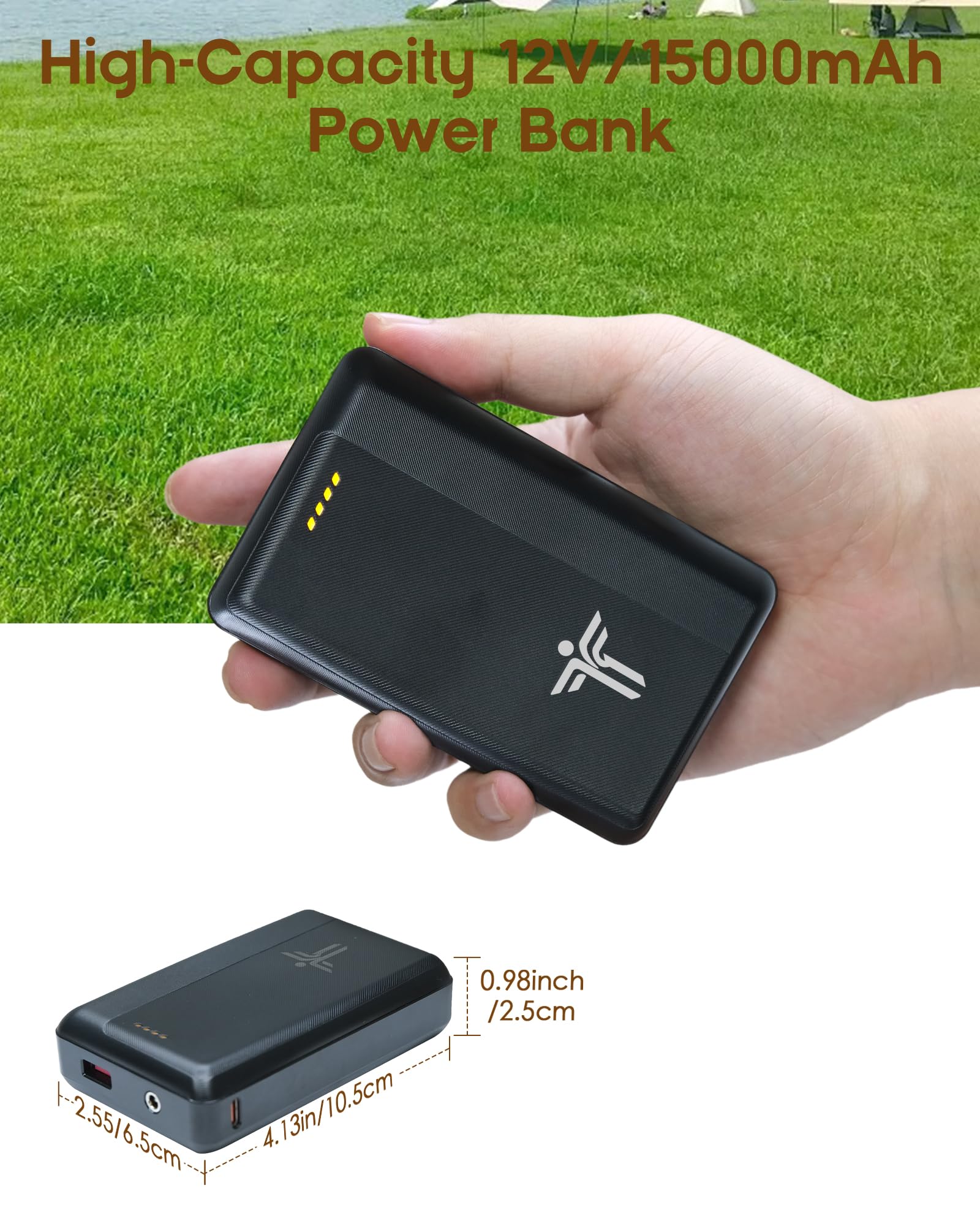 tomilk heated blanket wearables-scenarios-camping demonstrate cozy warmth during chilly evenings.