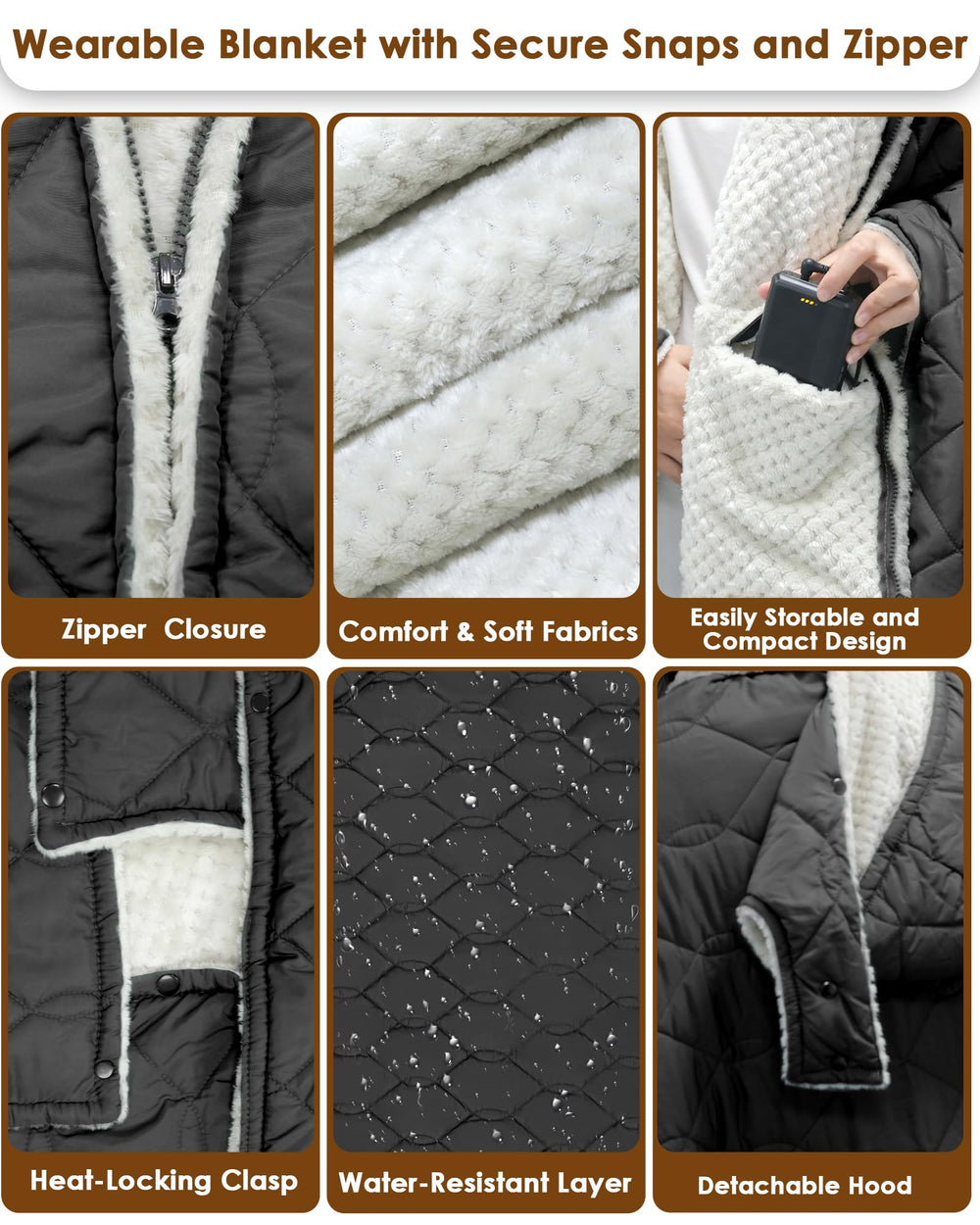 tomilk machine washable heated blanket for easy cleanup after outdoor adventures