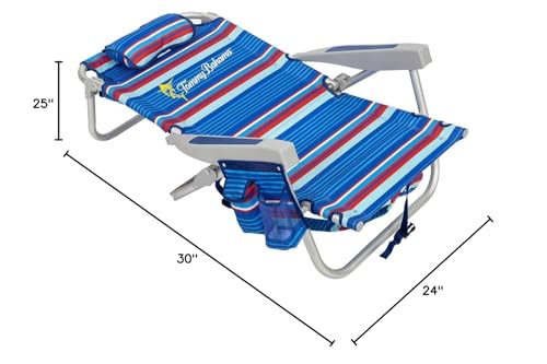 Tommy Bahama backpack chair insulated pouch for drinks on the go.