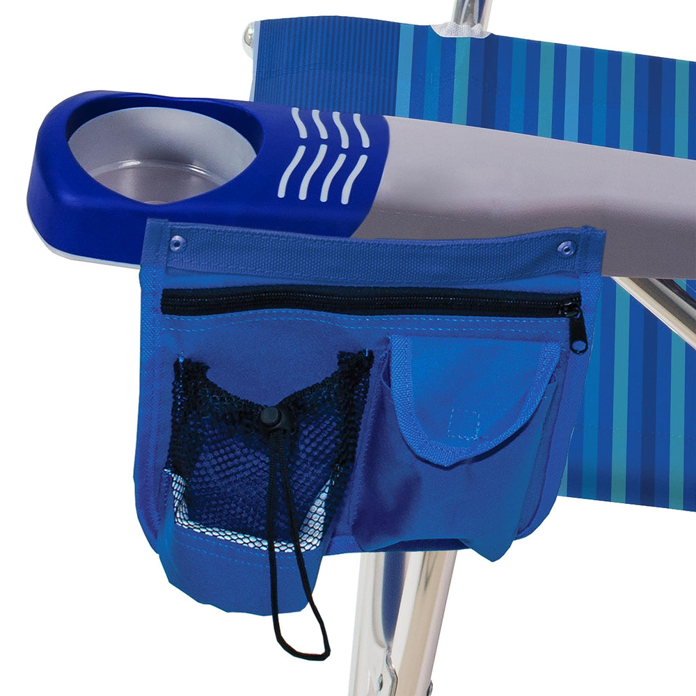 Tommy Bahama chair weighs 8 lbs with padded carry strap for easy transport
