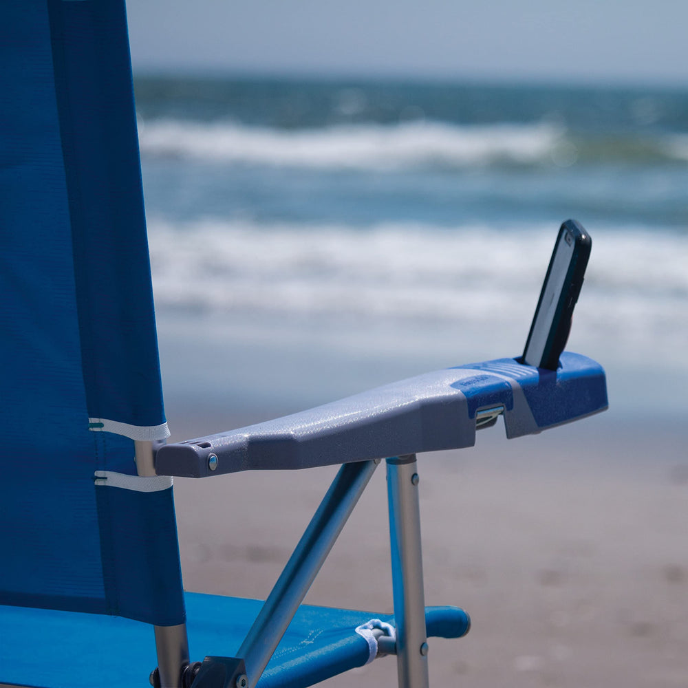 Rust-proof aluminum frame and 250-pound capacity support outdoor adventures.