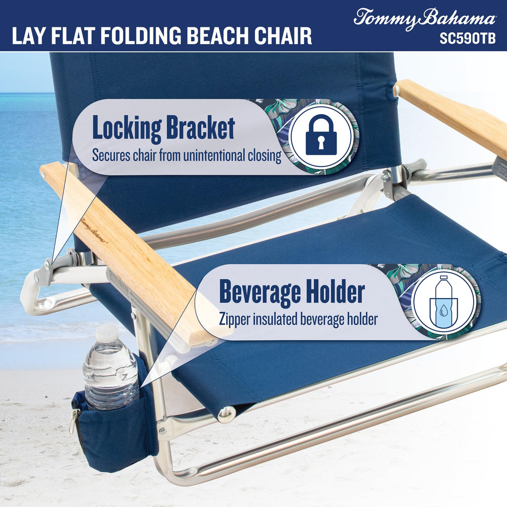 Tommy Bahama padded carry strap enables easy transport
