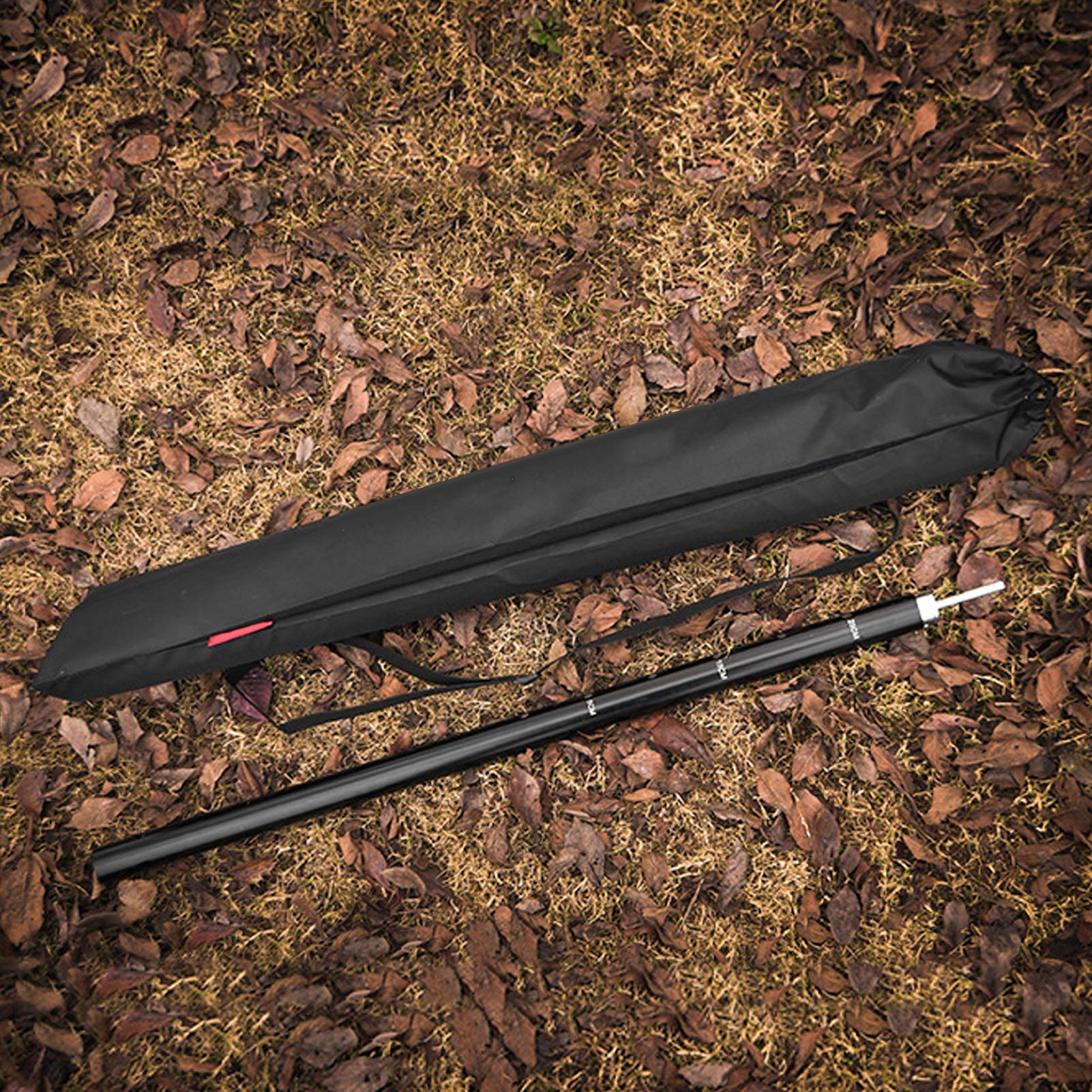 Tomotato packable pole bag fits in backpacks without adding bulk.