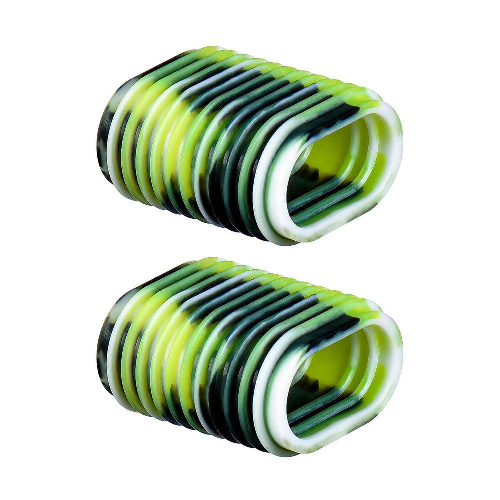 Close-up of Tomotato grip highlighting soft, flexible silicone texture