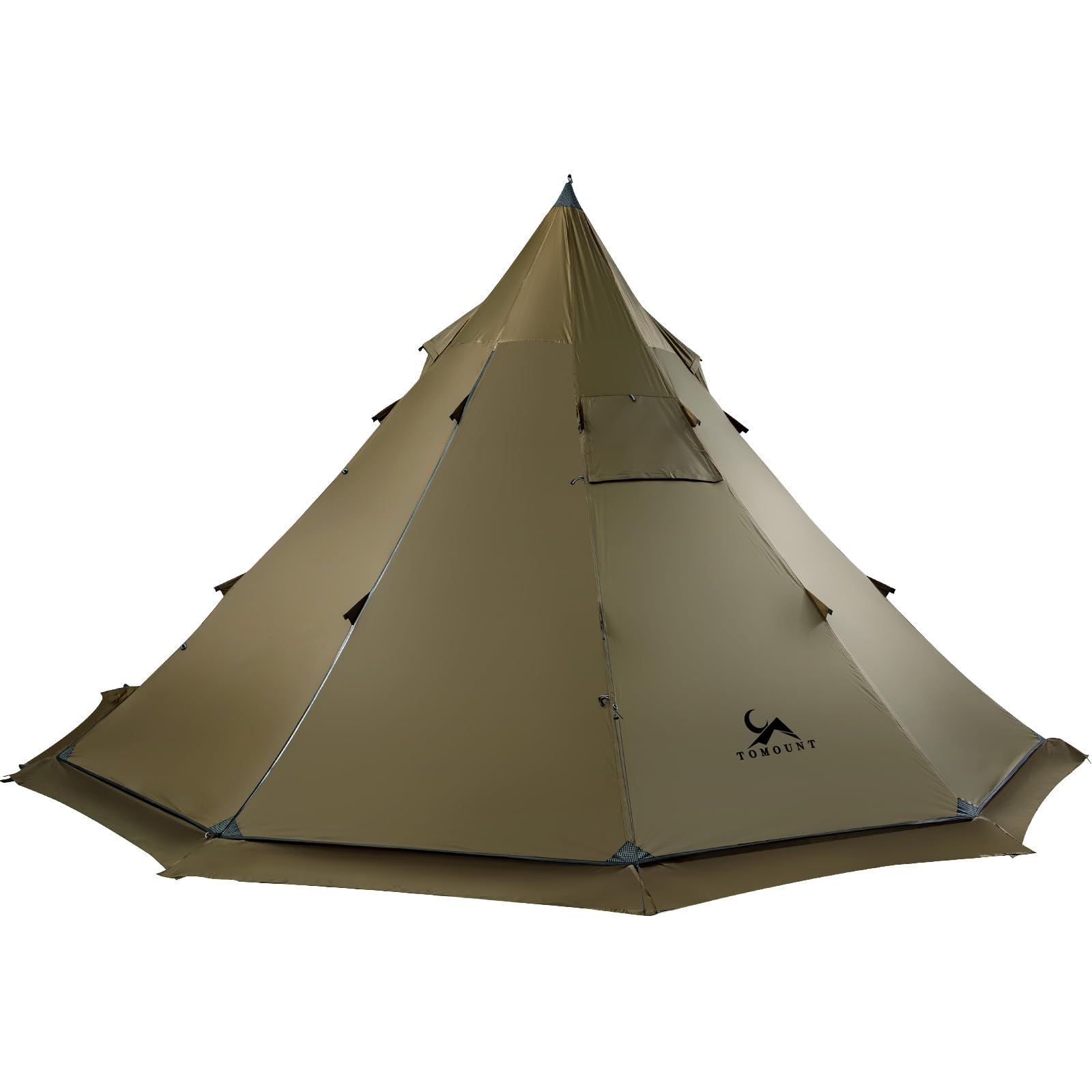 TOMOUNT Hot Tent stove jack close-up for winter heat readiness.
