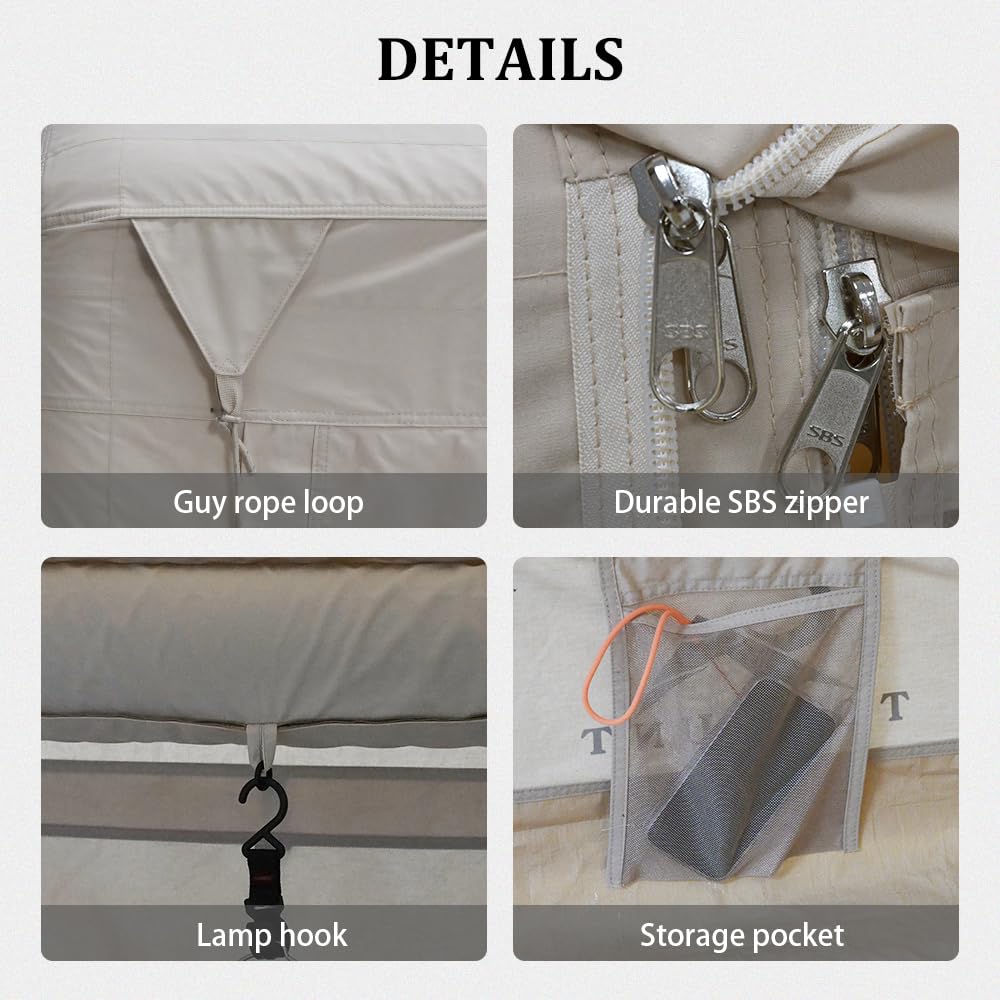 TOMOUNT durable TC blend fabric closeup reducing condensation