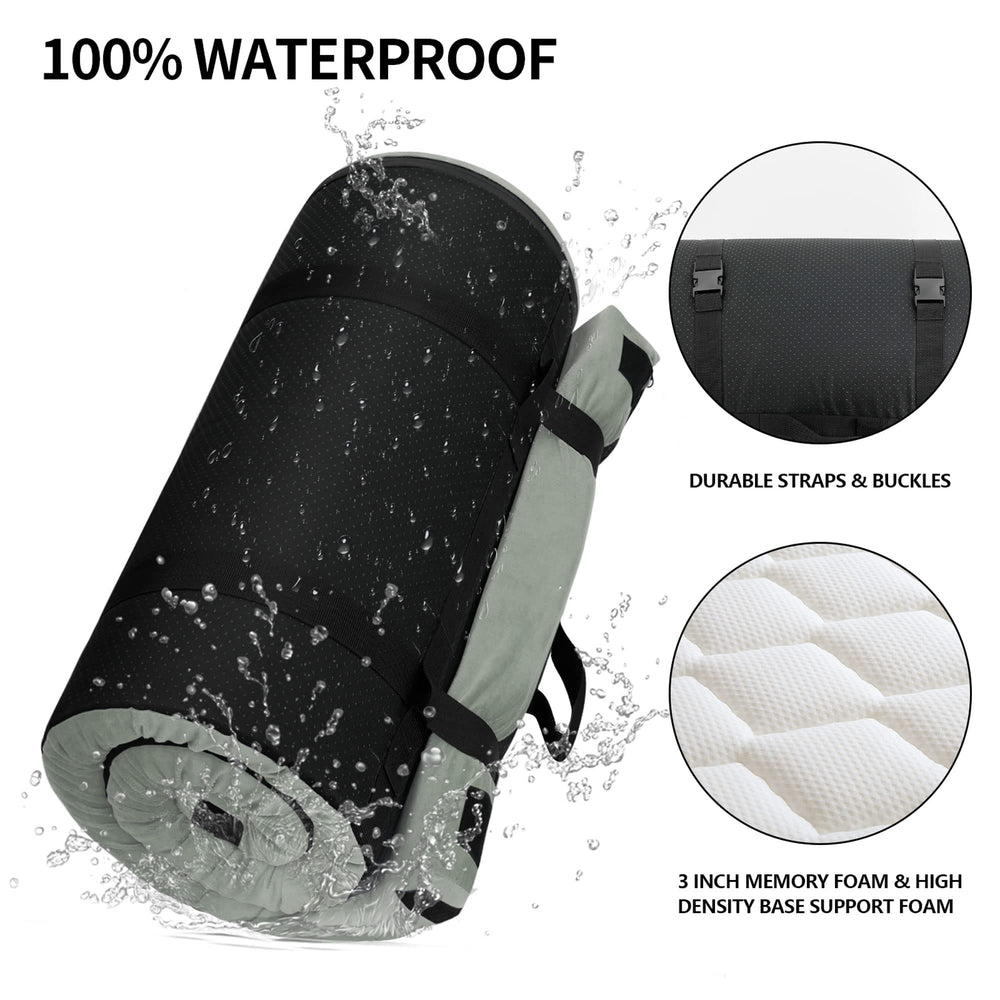 TONAHUTU 75x38x3-inch size offers roomy support on floors.