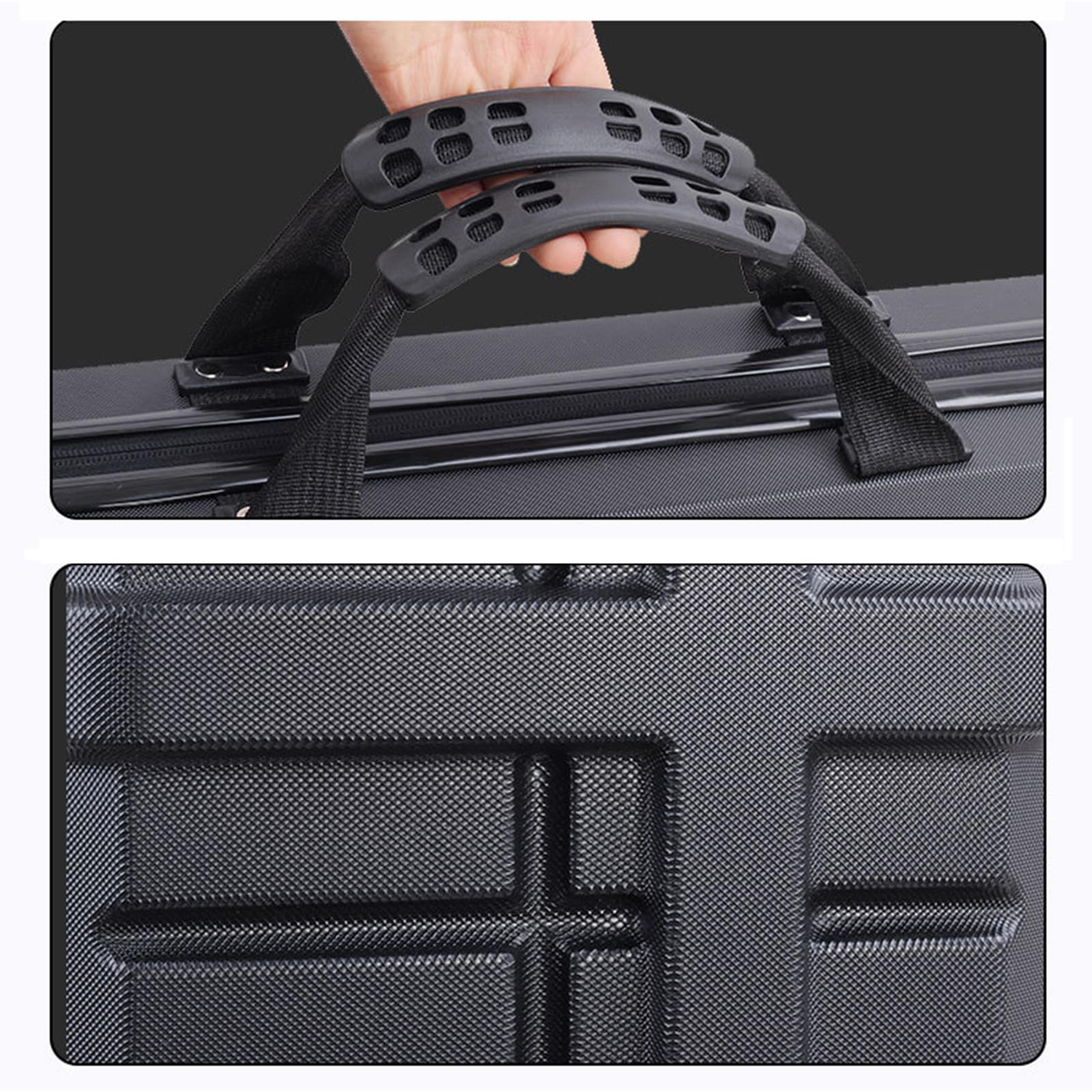 Tonchean takedown bow case inner compartments organize bow and arrows.