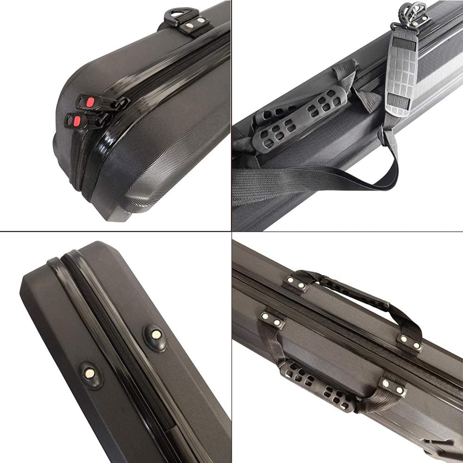 Tonchean takedown bow case widened handle for comfortable carrying.