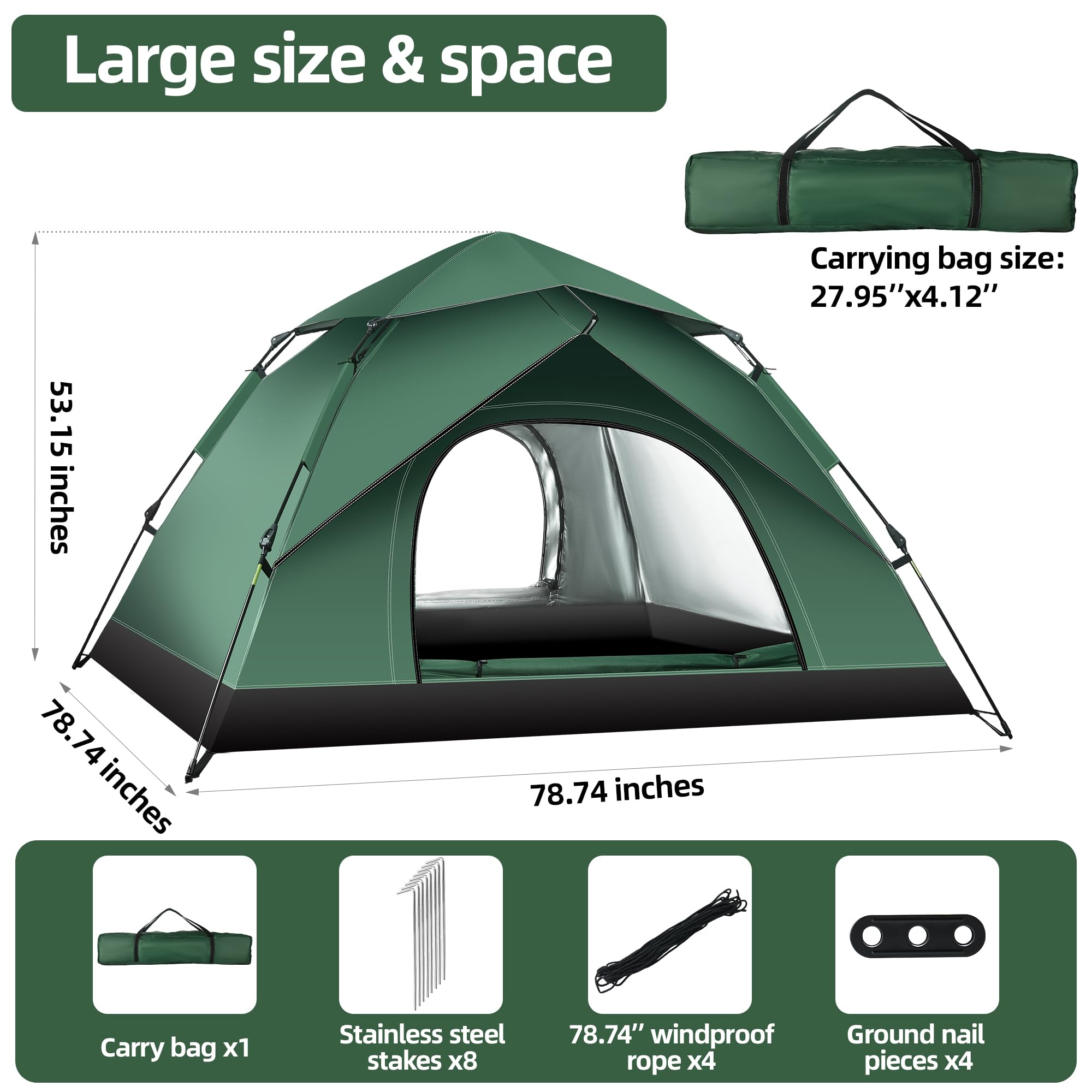 Toncoke tent-weatherproof-3season demonstrates reliable shelter in changing conditions.