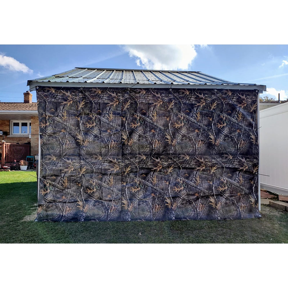 Tongcamo vehicle cover tarp shielding car or motorcycle from weather