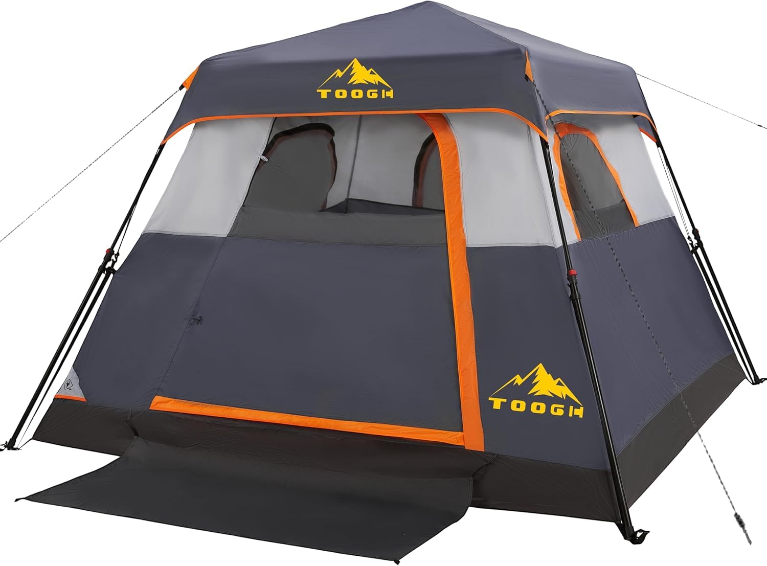 Toogh 3-4 person instant tent setup—quick assembly for family camping