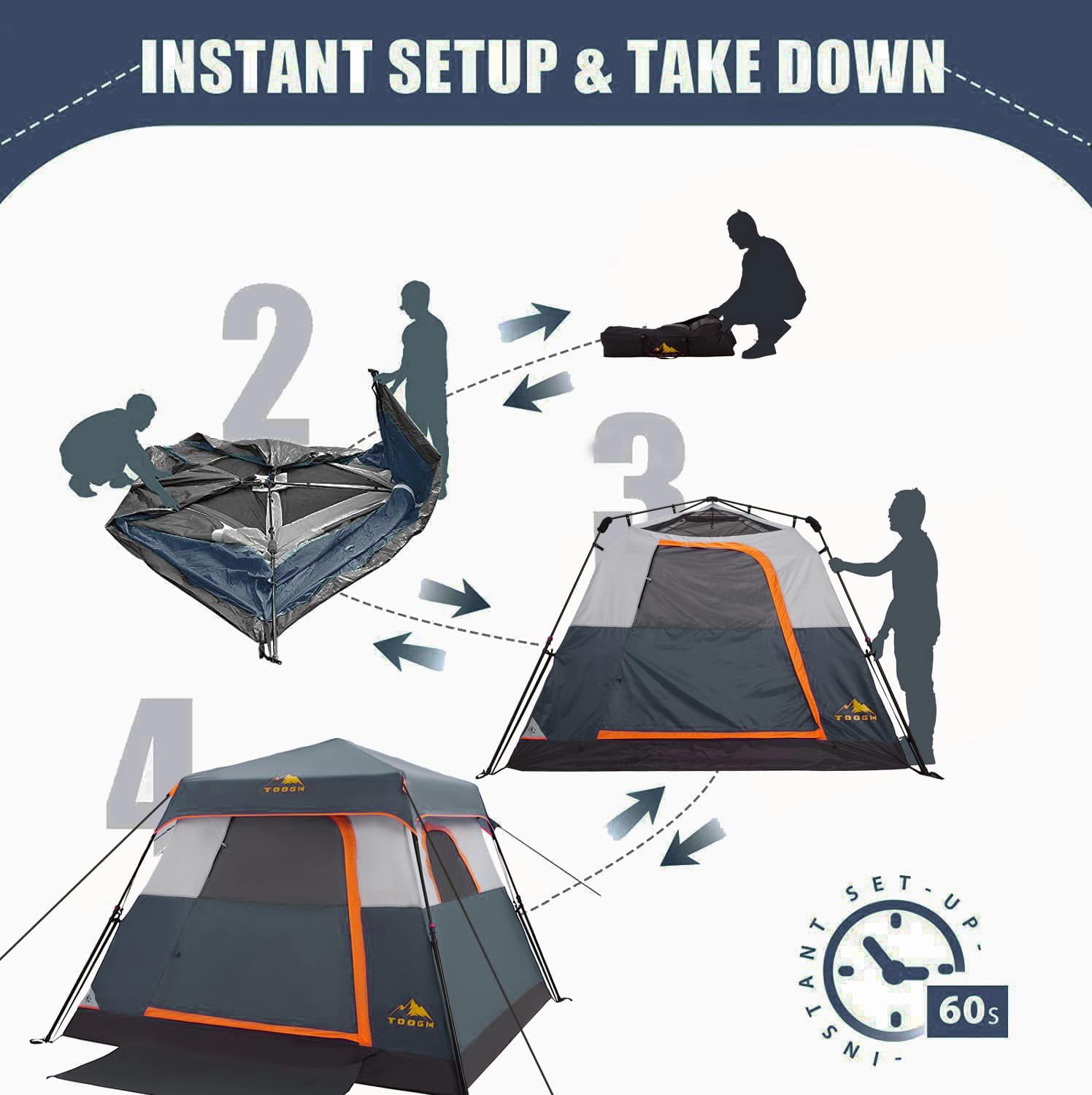 Toogh mesh-top tent for stargazing and breathable sleeping nights.