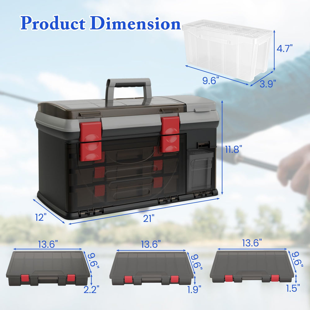 Toolsempire secure-locking latches to prevent accidental openings