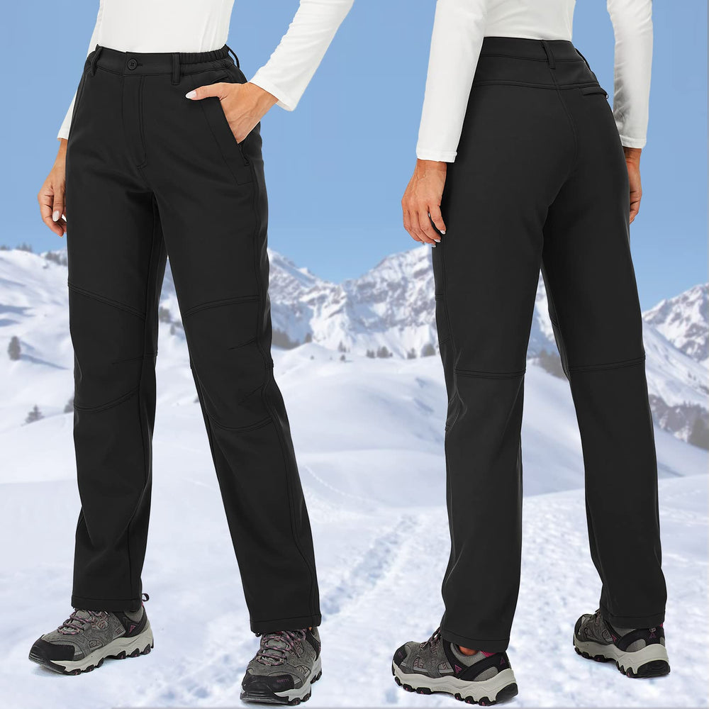 Toomett insulated hiking pants with 3D mid-waist cut for secure fit in chilly outings.