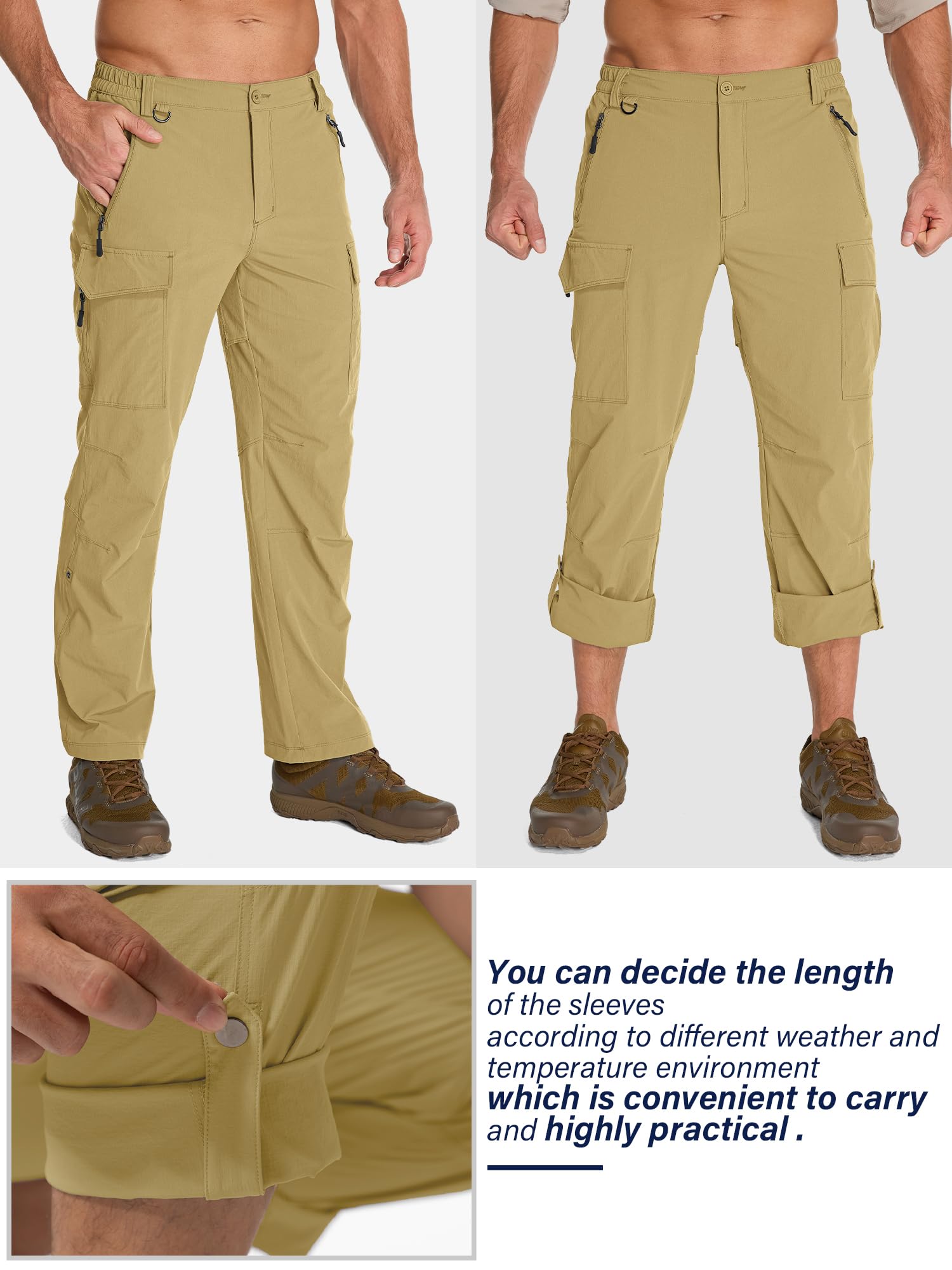 Toomett men's hiking pants cargo pockets arrangement for easy gear access during outdoor adventures