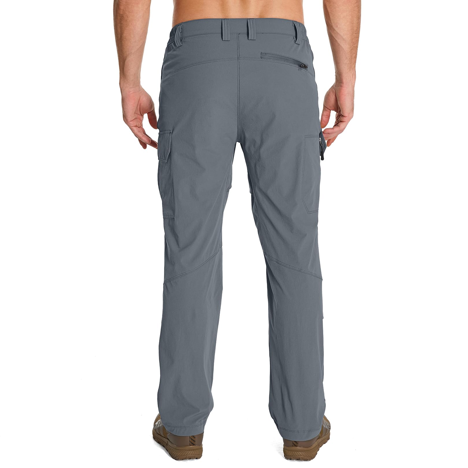 Toomett mens hiking pants roll-up knee design enables cooling and flexible movement.