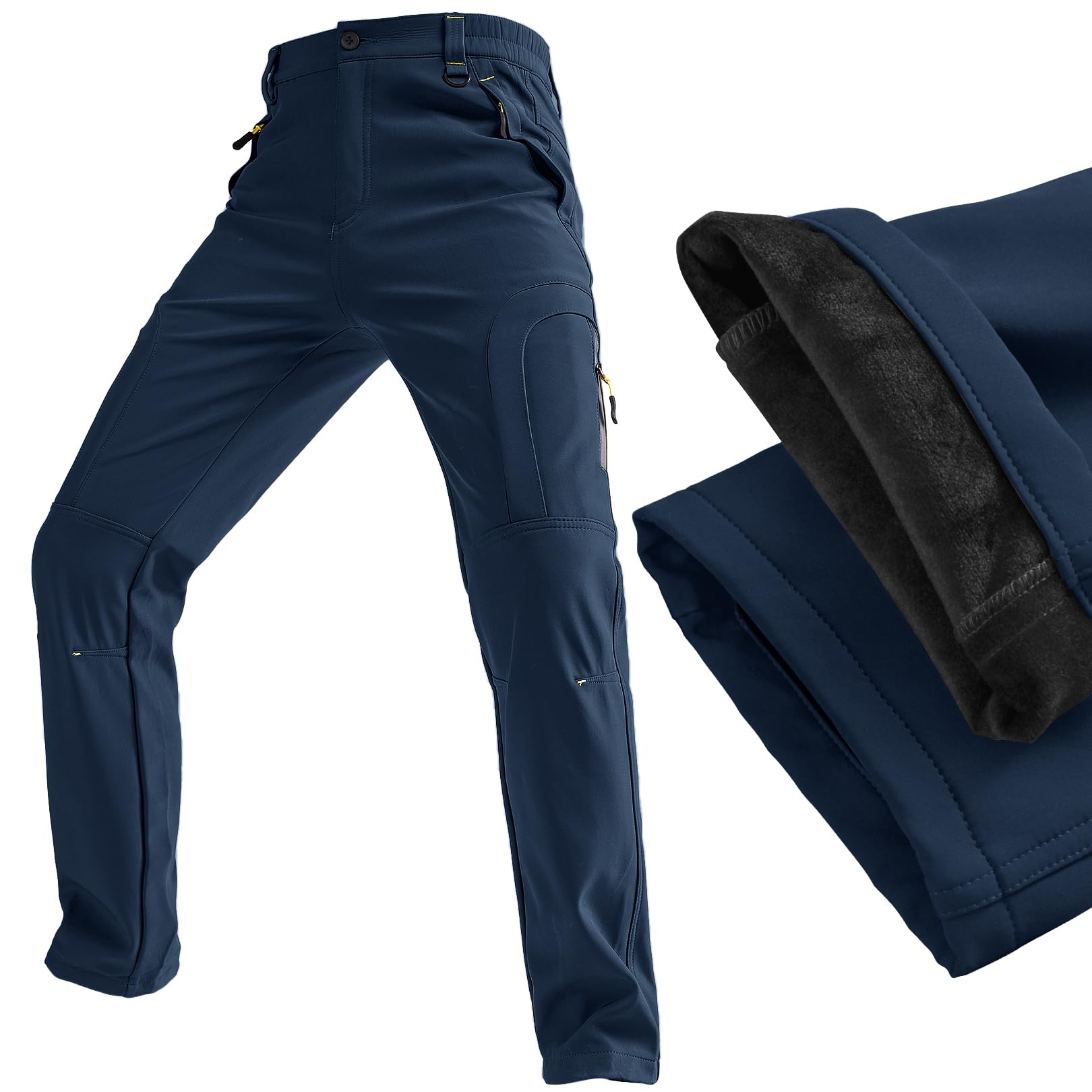 Toomett MH4409 blue pants side-pocket view showing secure 5-pocket design