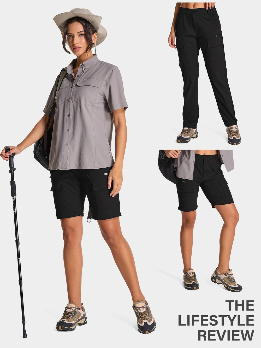 Toomett pants with adjustable cuffs improve fit and seal against bugs on rugged paths.