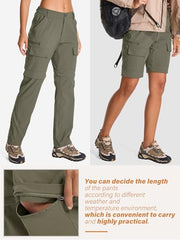 Toomett women's hiking pants four-pocket configuration secures essentials on hikes