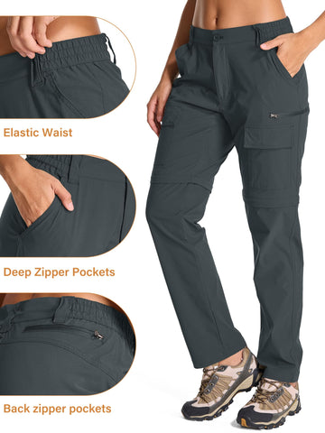 Toomett women's hiking pants lightweight breathable fabric for all-day comfort outdoors.