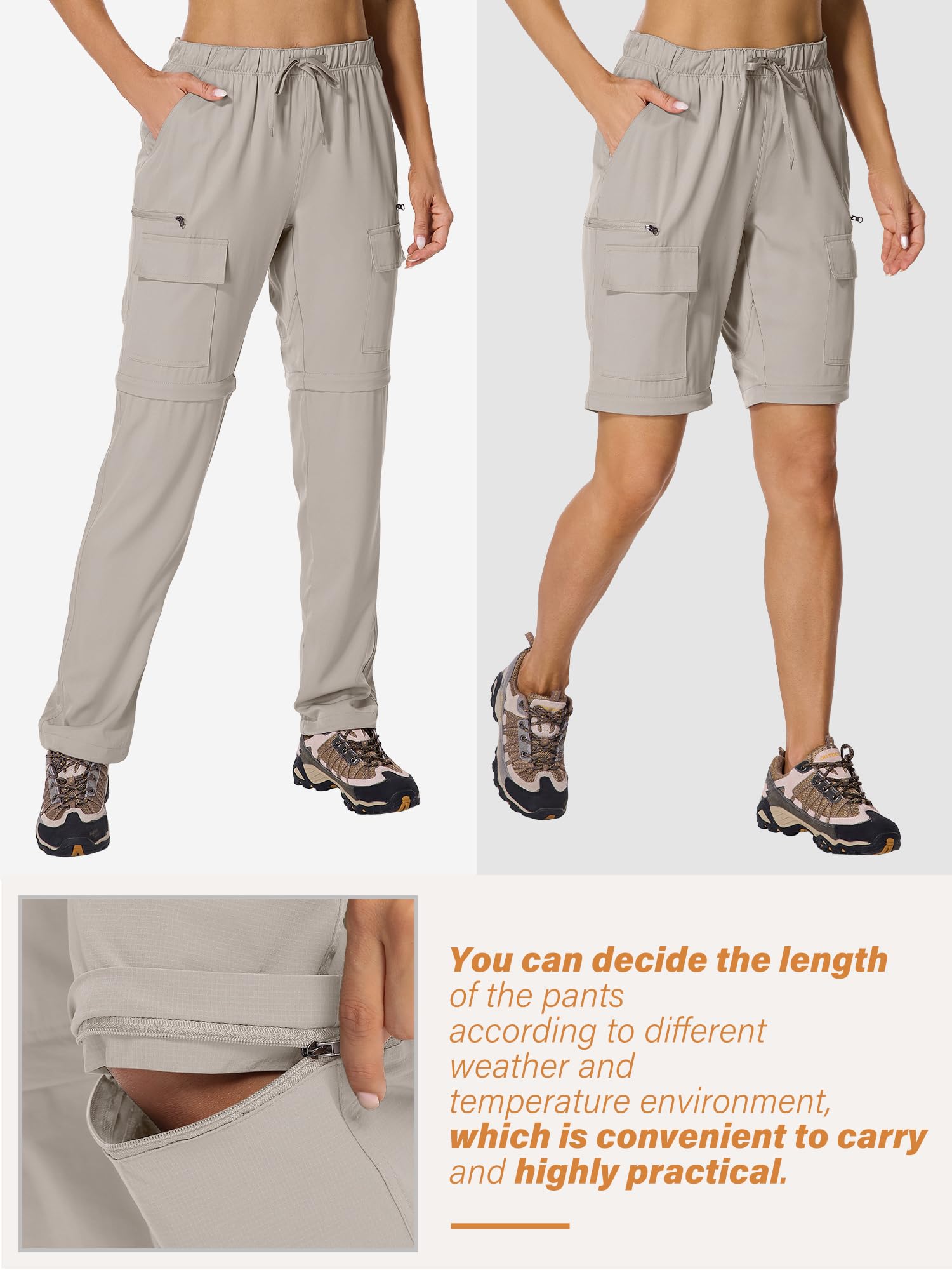 Toomett hiking pants with Omni-Shield resist liquids for drier comfort on damp days