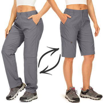 Toomett women's hiking pants side pocket view with secure storage for essentials.