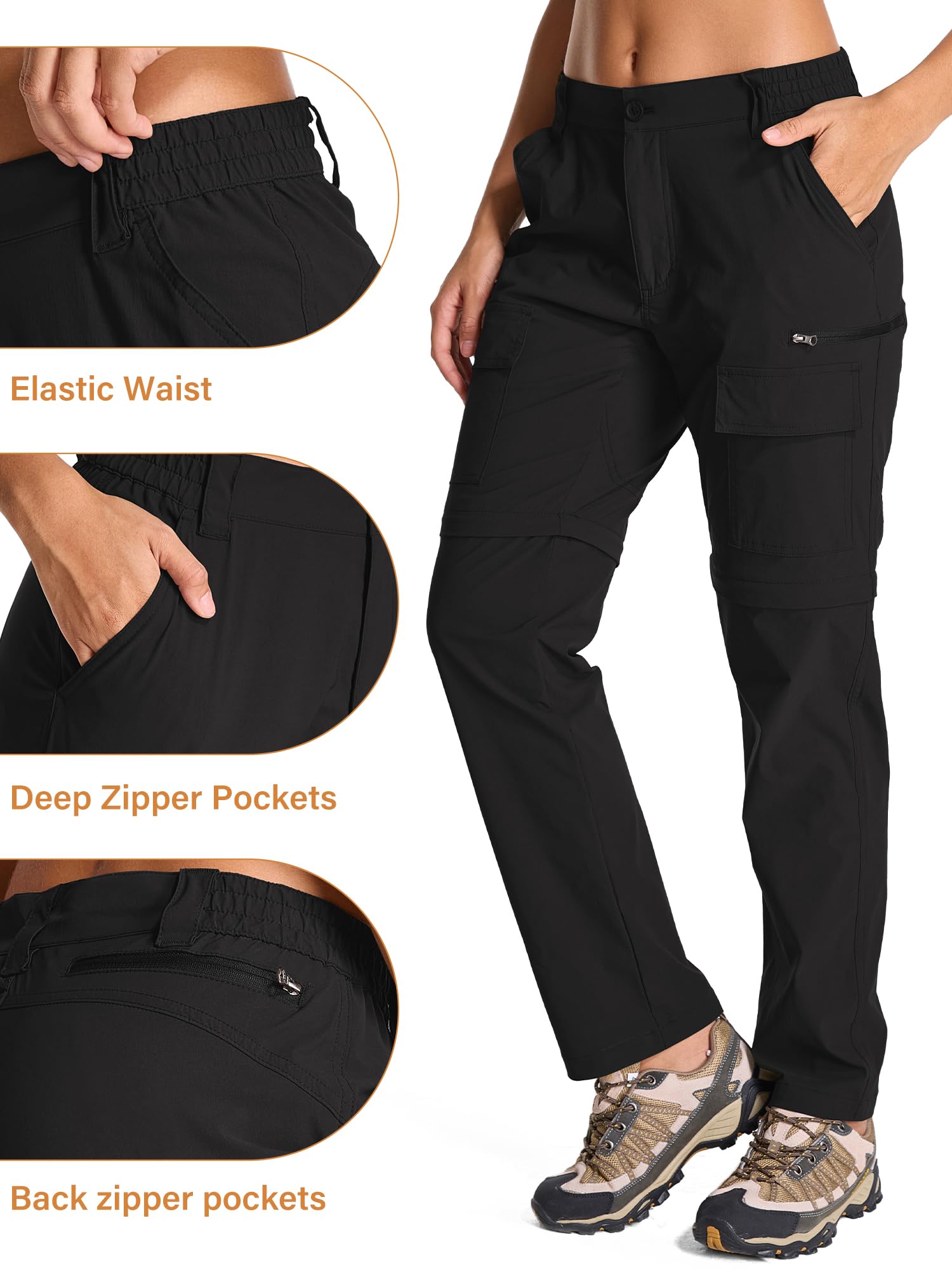 Toomett hiking pants UPF 50 protection shields you on sunny trails.