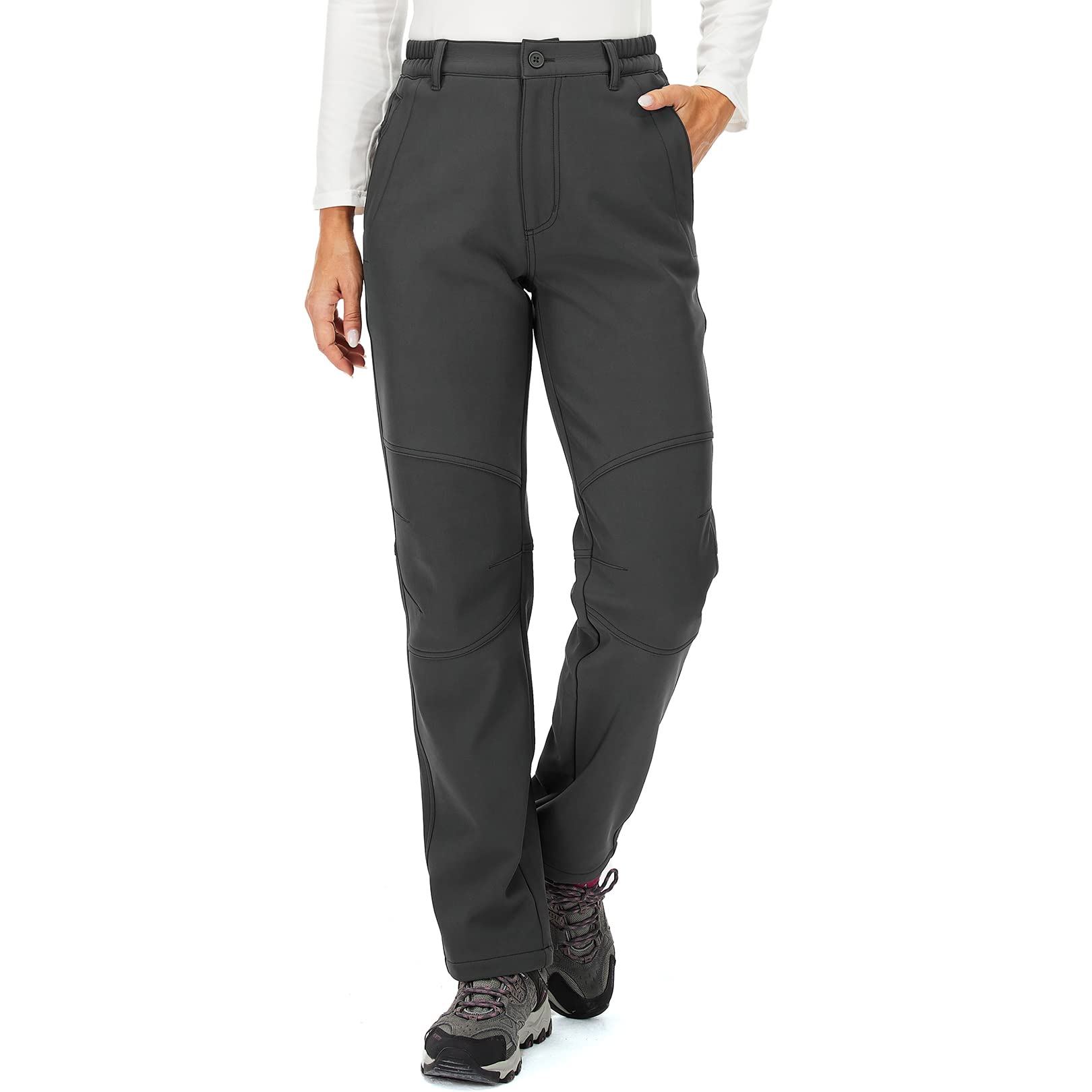 Toomett women's ski pants with three zip pockets for valuables.