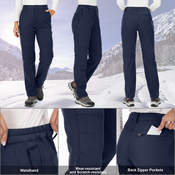 Toomett women's snow pants articulated knees blue allow flexible movement.