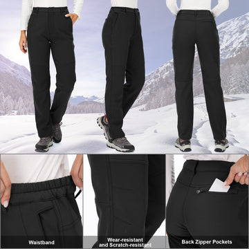 Toomett pants with three secured zipper pockets for secure storage