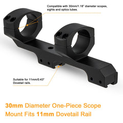 ToopMount one-piece construction emphasizes lightweight durability for field use.