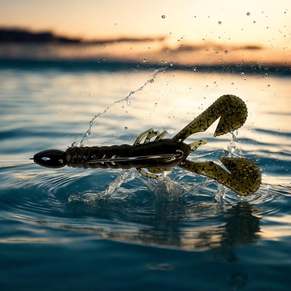 Jumbo Peg-its in use on flipping and drop-shot fishing rigs