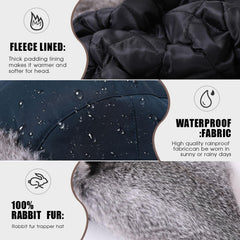 TOP-EX windproof nylon shell image shows outdoor protection in snowy conditions