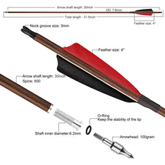 Toparchery adjustable nock and O-ring fit multiple bow types