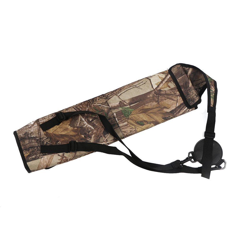 Toparchery archery back quiver strap system keeps quiver secure and adjustable