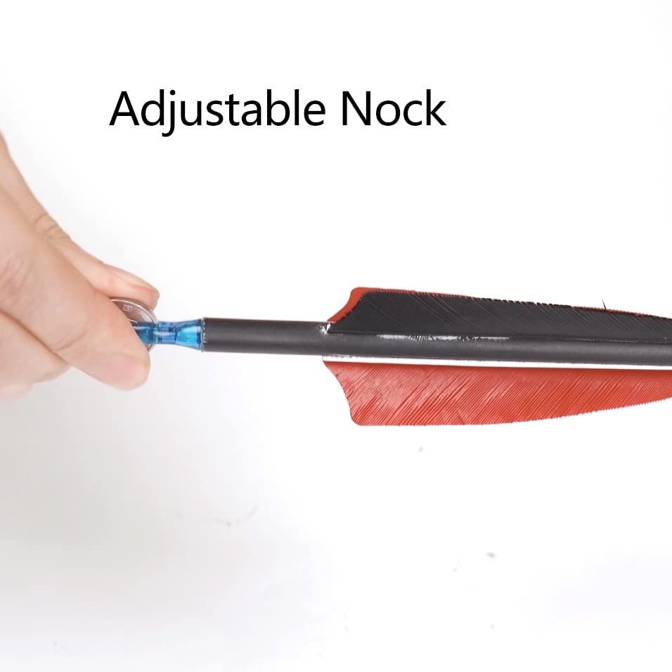 TOPARCHERY Premium removable 100-grain field tips for versatile targets