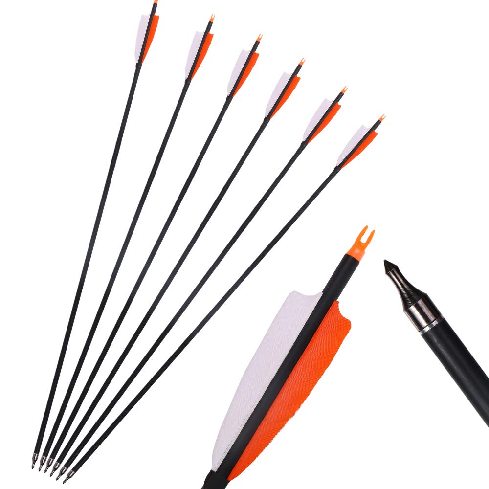 TOPARCHERY target-practice arrow set ready for range practice