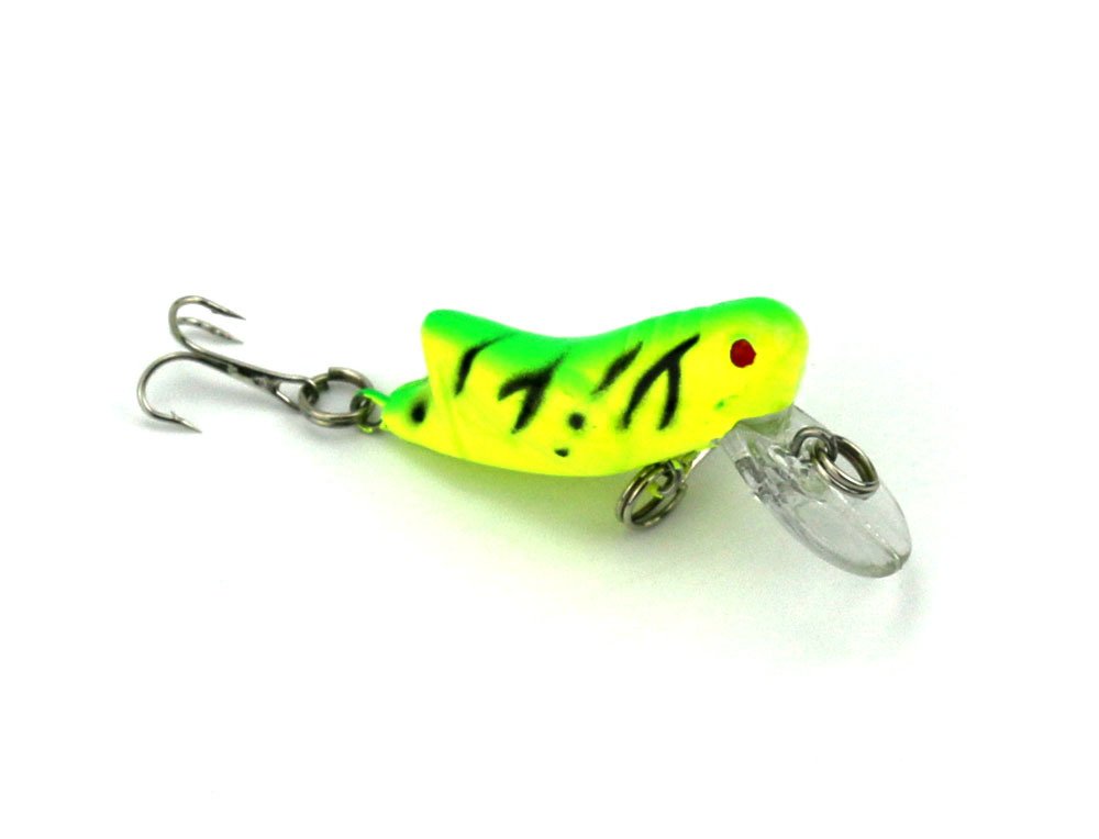 Close-up of lure patterns and lifelike colors