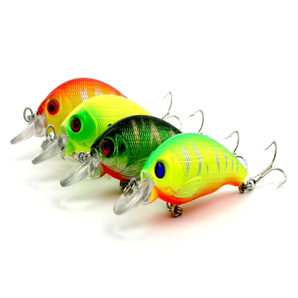 Assorted frog and grasshopper fishing lures
