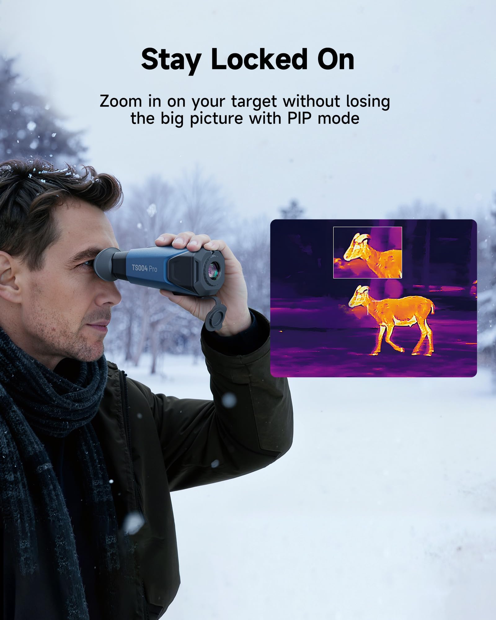 TOPDON TS004 Pro 11h battery life supports all-day outings