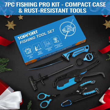TOPFORT 7-inch fillet knife for fish with sheath