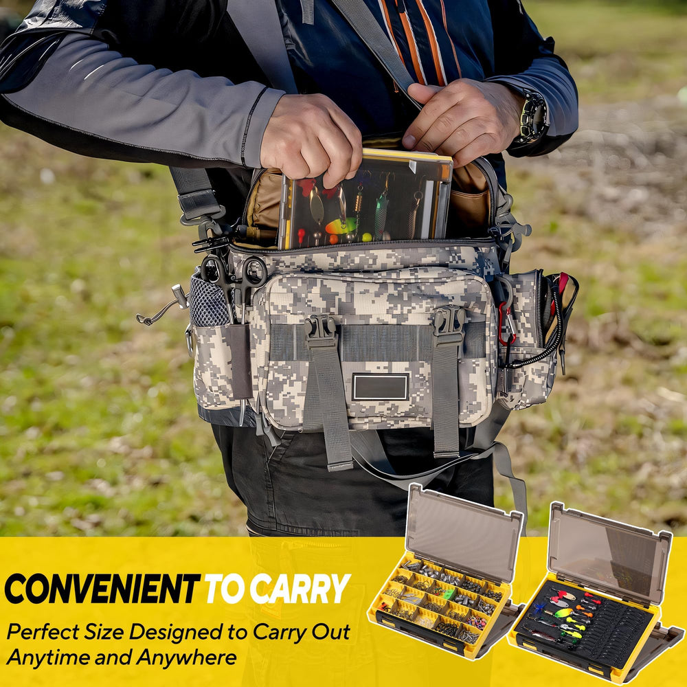 TOPFORT gift-ready fishing kit layout communicates value for anglers and gift-givers.