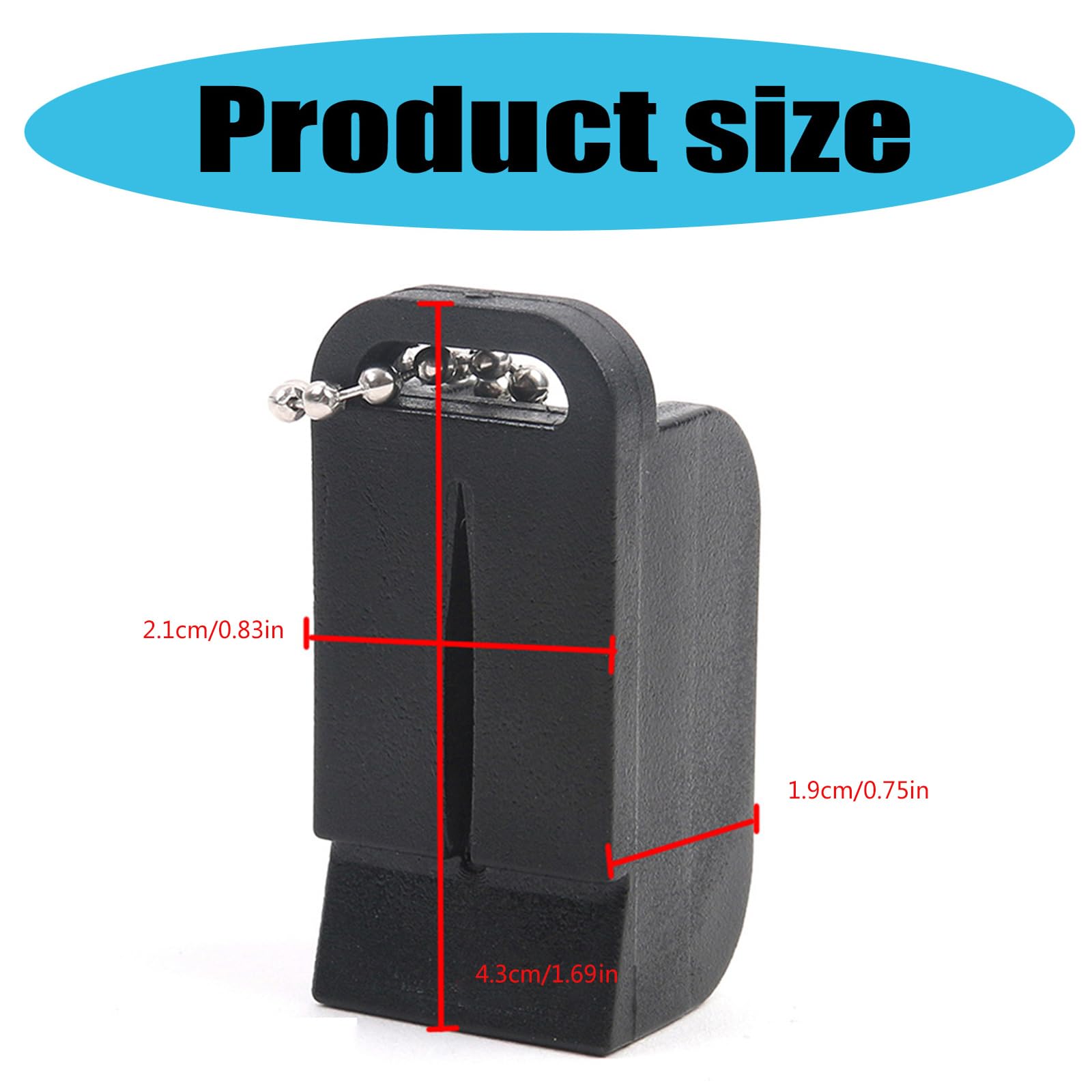 Magnetic tippet threader feature on TOPFROP