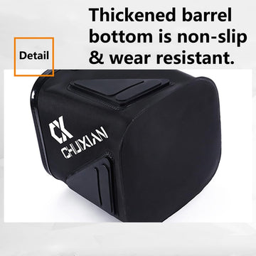 TopHomer EVA-material 8L bucket offers durable support on rugged terrain.