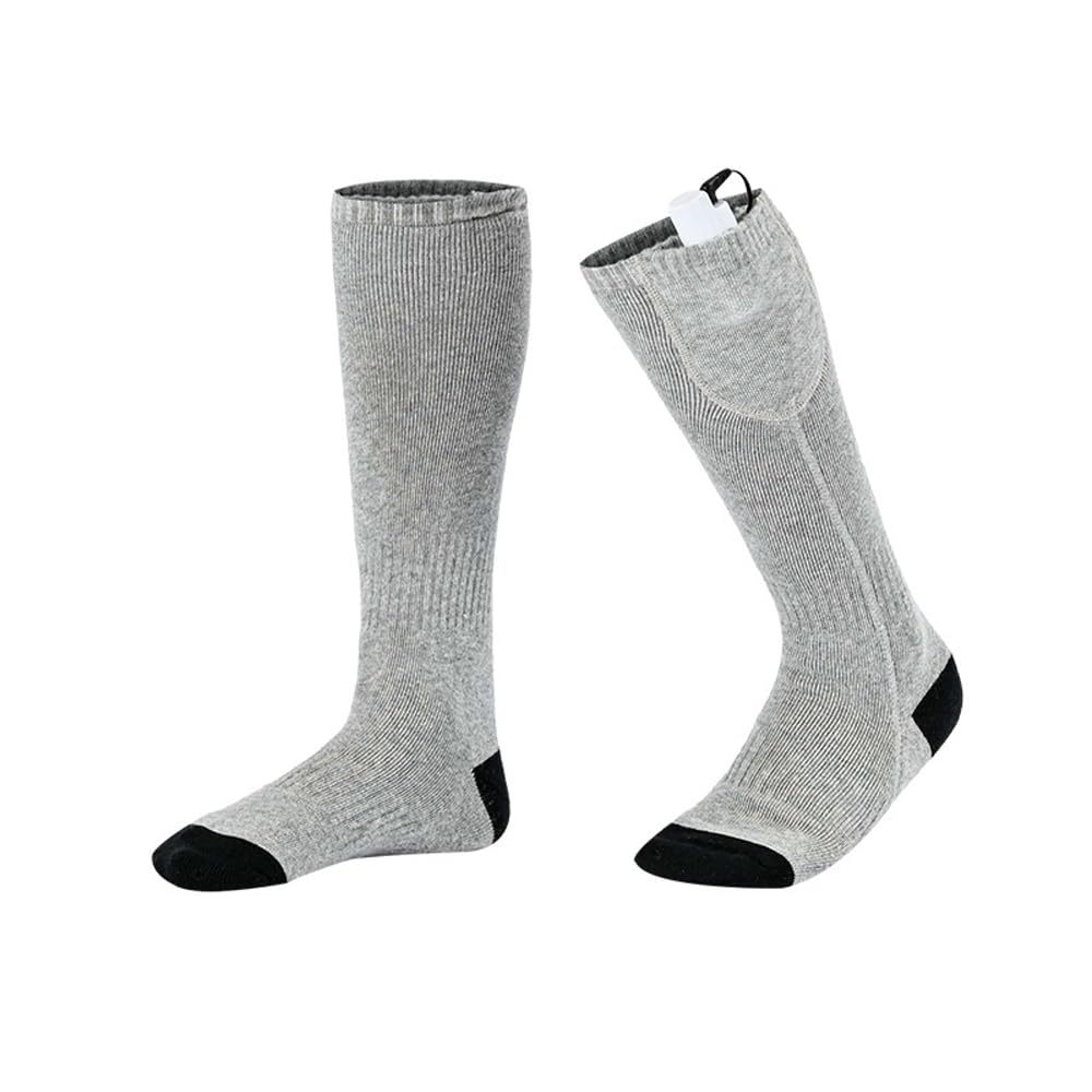 TopHomer heated socks front view showing cozy warmth and breathable fabric