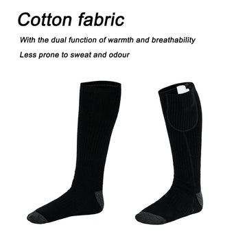 TopHomer heated socks three temperature settings visual for adaptable warmth